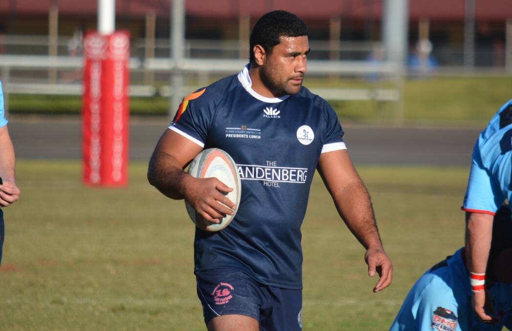 The Forbes Platypi will be without Mahe Fangupo this year, he will be part of the Newcastle Wildfires' bid for Shute Shield glory. Photo Nick Guthrie