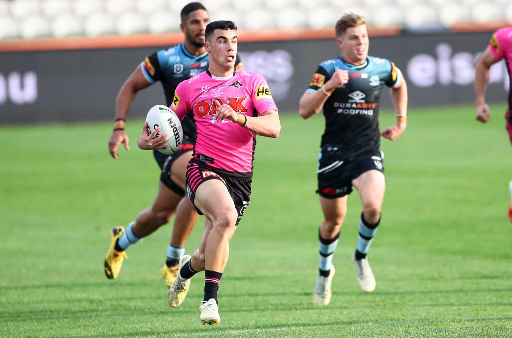 STOOD DOWN: Charlie Staines from Forbes starred for the Panthers on Saturday but was stood down by the club on Monday. Photo: NRL PHOTOS