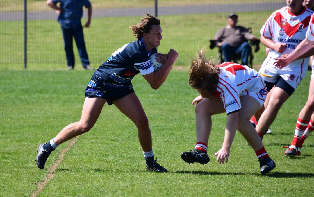 TAKE THEM ON: Macauley Ryan of the Macquarie Raiders battled Group 10 sides in the recent Western Youth League and senior sides could meet in the future. Photo: AMY McINTYRE