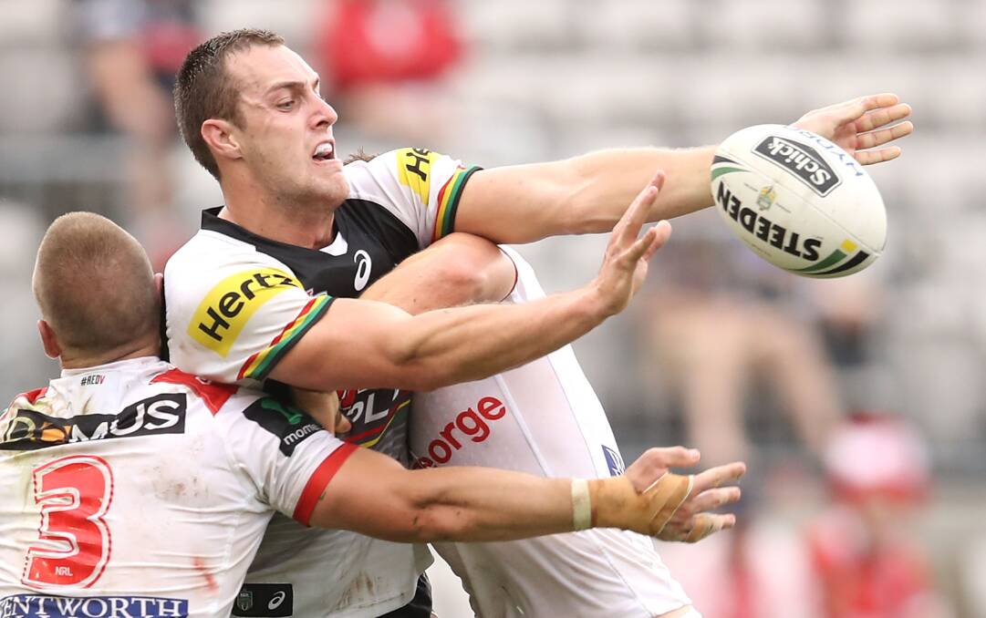 MOVING FORWARD: Dubbo's Isaah Yeo is one of the many western juniors already playing week in, week out in the Penrith Panthers colours and he has been one of the NRL side's best this year. Photo: GETTY IMAGES