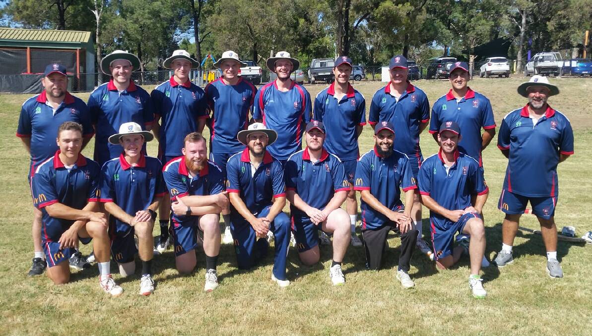 BEATEN BLUE BAGGERS: Western Zone unfortunately failed to win a game at the NSW Country Cricket Championships in Goulburn. Photo: Western Zone Facebook.