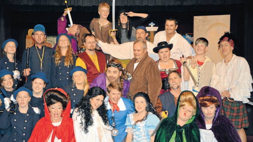 The cast of the Pirates of Penzance.