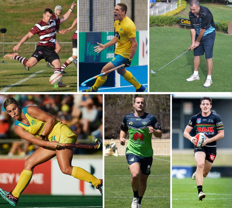 LOCAL SUPERSTARS: All six nominees for the Parkes Shire Sportsperson of the Year.