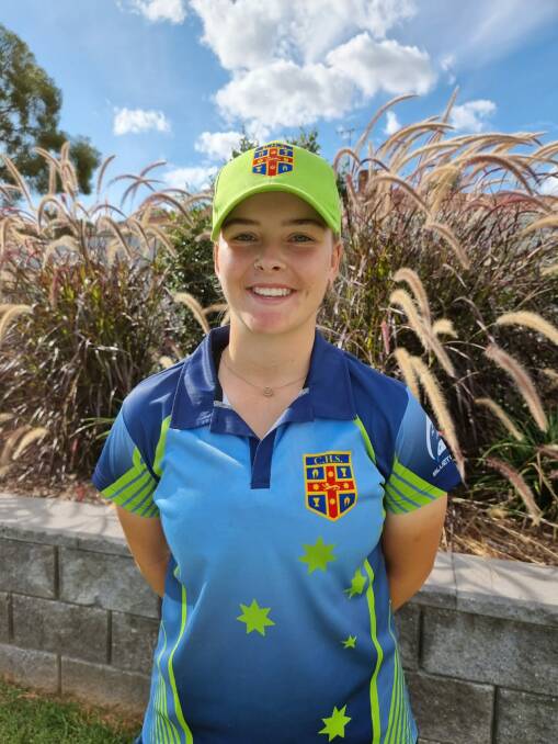 ALL SMILES: Maddy Spence pictured after representing the NSW CHS Second, where she was picked in the NSW All Schools side. Photo: SUPPLIED.
