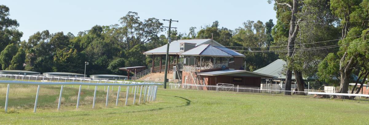 READY TO WELCOME BACK PUNTERS: The Parkes track, curated by Sharon's husband Dale, is looking green and luscious - and is currently rated a Good 4.