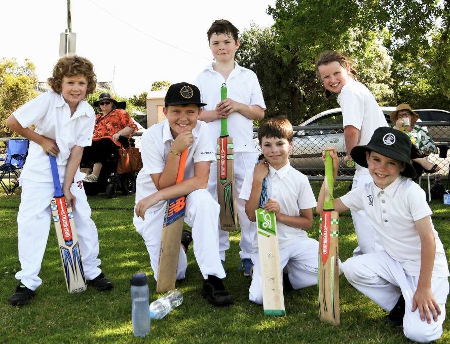 IT'S ALMOST CRICKET SEASON: The under 10s Parkes Crushers waiting to bat in a PDJCA game last year. Photo: JENNY KINGHAM.