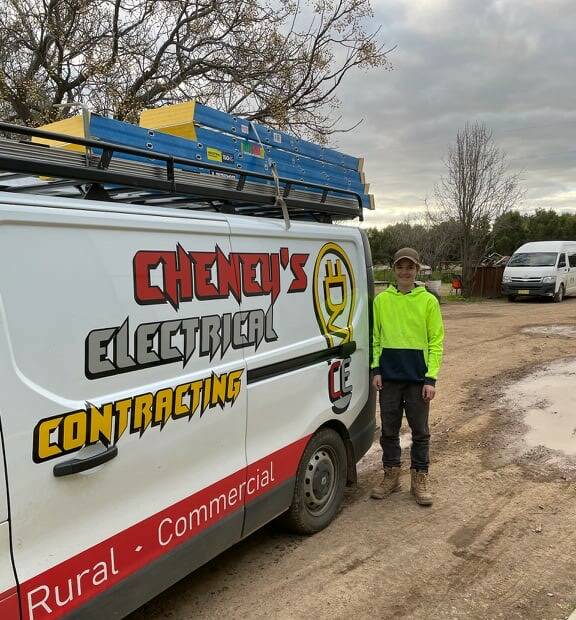 Archie Rix at Cheney's Electrical Contracting.