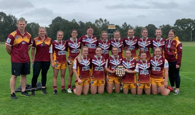 TOP SEASON: The under 19s Woodbridge side beat Castlereagh in the grand final. Photo: WESTERN WOMENS RUGBY LEAGUE FACEBOOK.