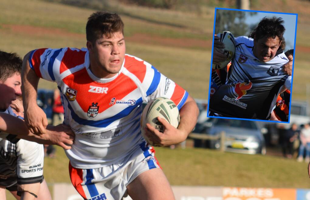 BUILDING: Jordan Pope is one of a number of regulars stepping out for Parkes next year while Bailey Hartwig (inset) is a major addition.
