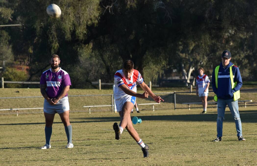 Parkes juniors did well against Grenfell on the weekend. Photo: PMJRL Facebook.