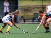 READY AND RARING TO GO: Parkes' Meg Turner (right) is one of five Parkes hockey players who will be travel to Wagga to represent the in the. Photo: SUPPLIED.