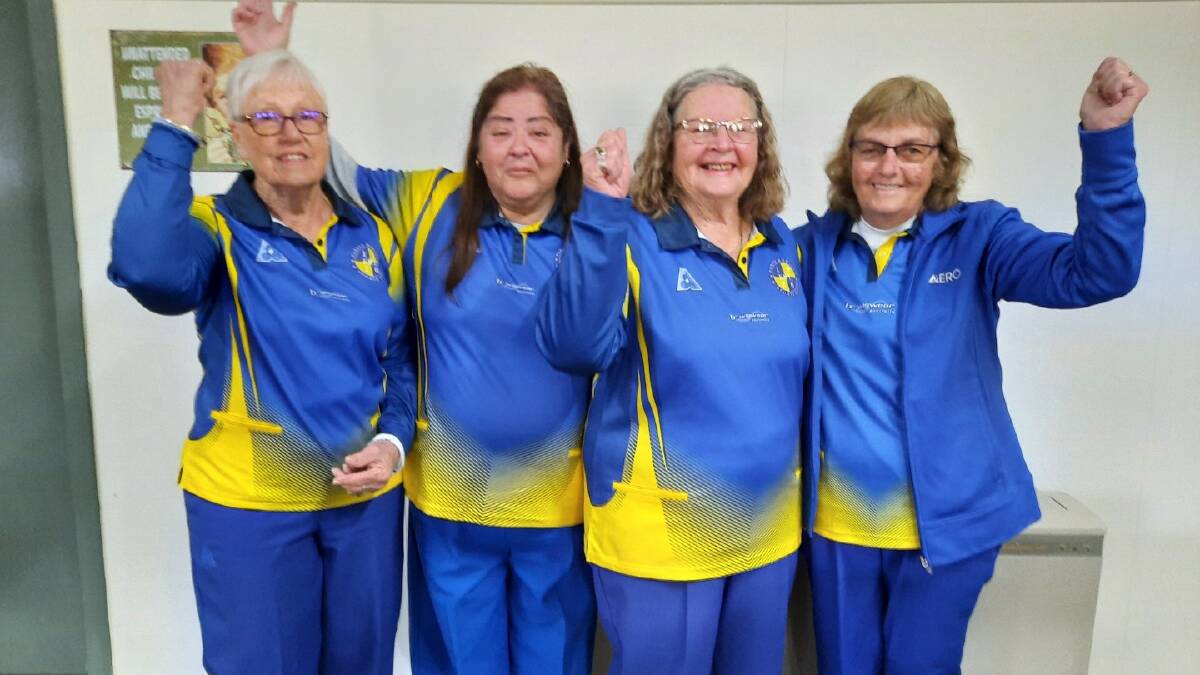 Ladies PBSC Club Fours Champions for 2021: Marja Iffland, Maria Willcockson, Gwenda Carty, Cherie Frame. Photo: SUPPLIED.
