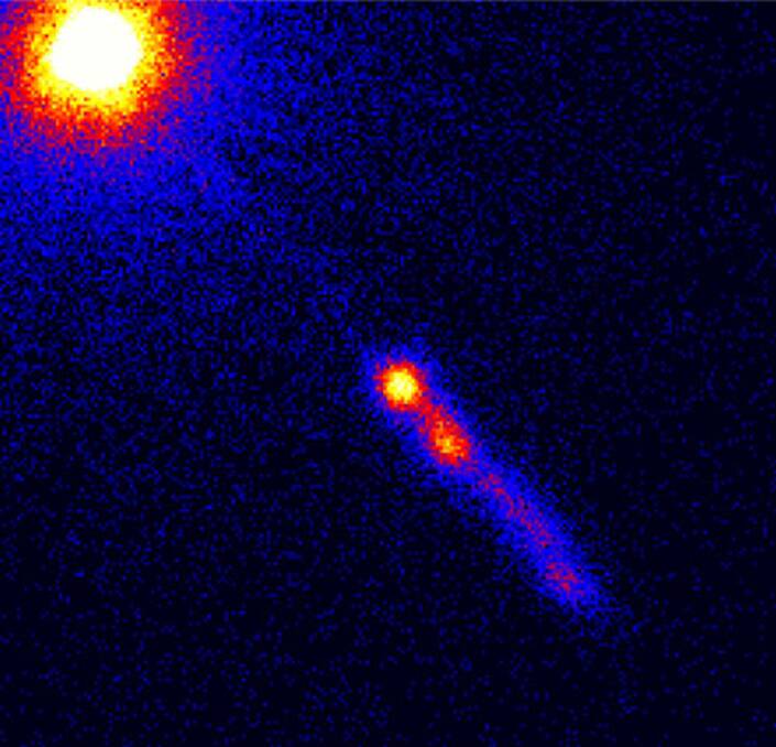 A modern x-ray image of the first ever quasar discovery. Photo: CSIRO.