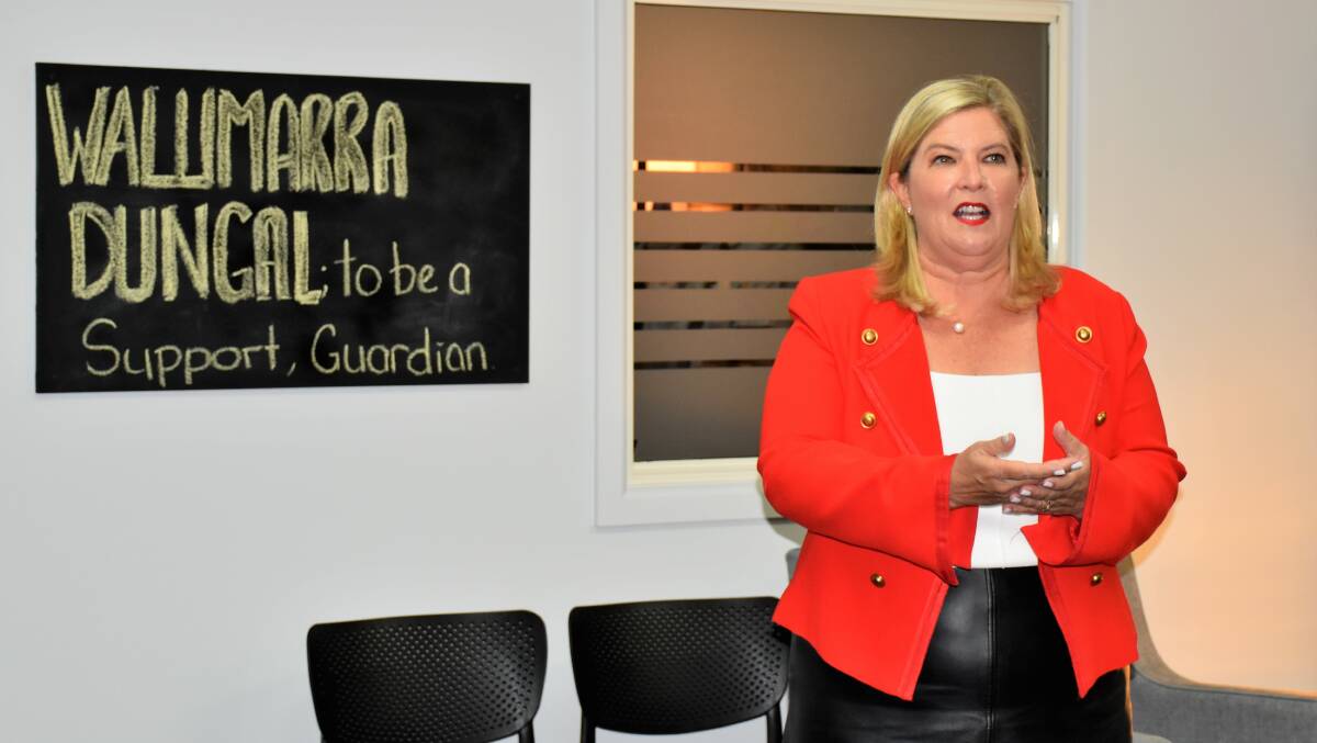 SAFE HAVEN: Minister for Mental Health Bronnie Taylor officially opened the centre. Photo: JENNY KINGHAM.