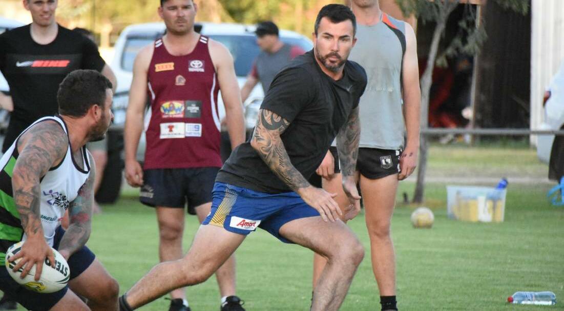 BIG CLASH: Eugowra captain-coach Brad Macmillan, who will be coaching from the sidelines this weekend in their game against Peak Hill. Photo: Renee Powell.