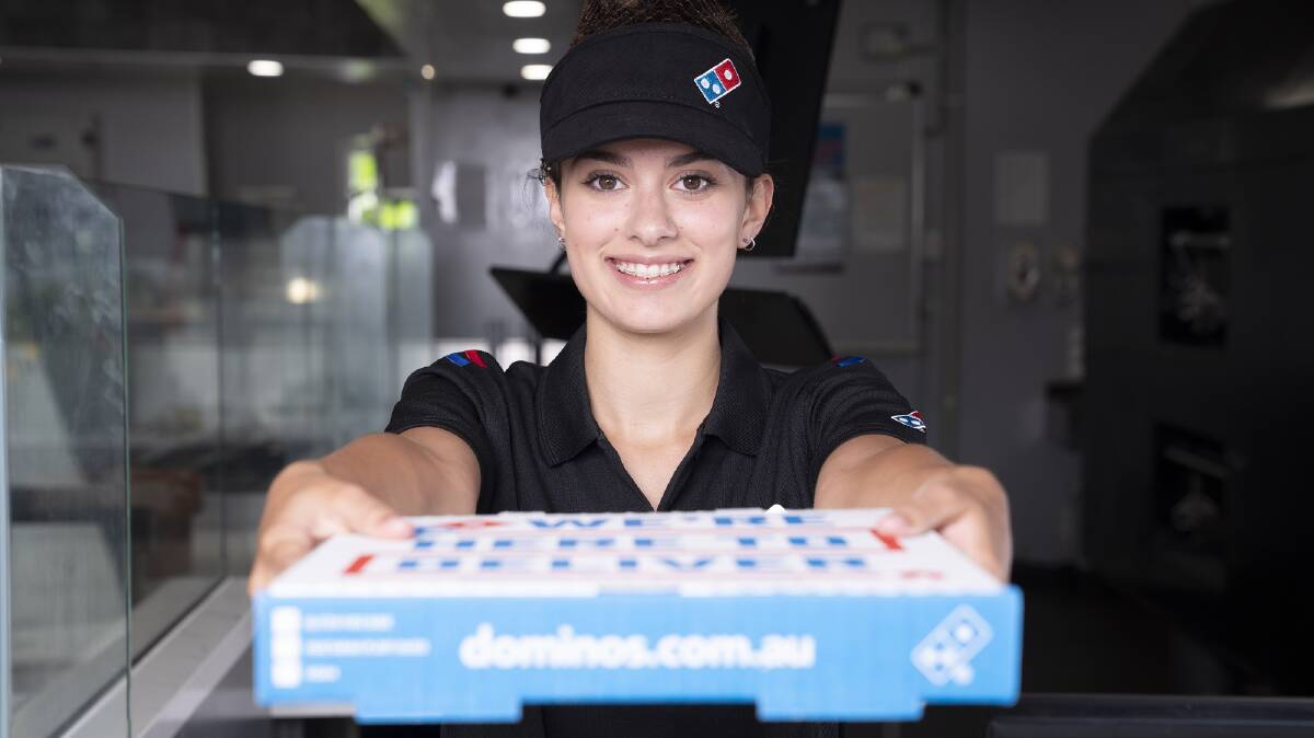  NEED A JOB?: Dominos Parkes is hiring. Photo: SUPPLIED.