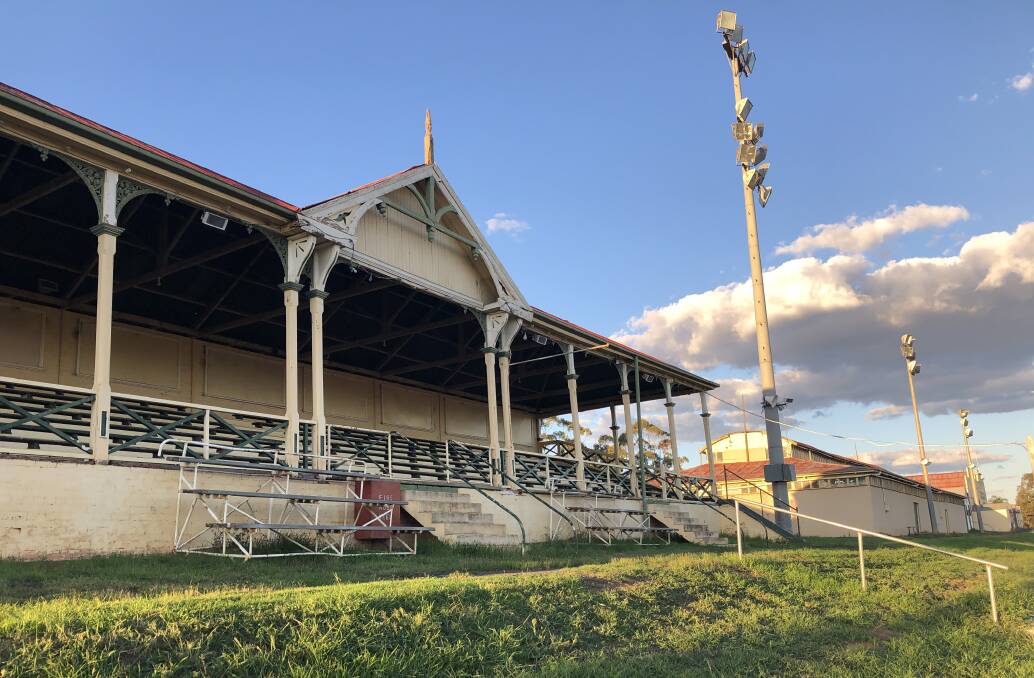 The Parkes Showground grandstand has had important safety updates to combat dry rot. Photo: Christine Little.