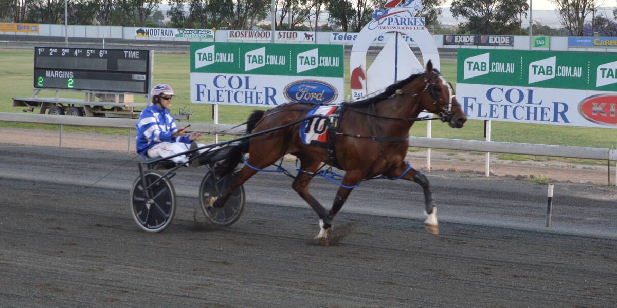 WHAT A BEAST: Bathurst trainer Matt Rue had a dominant victory with Beast Mode, who is in sensational form. The gelding has now won $32,730 in prize money thanks to six wins in 24 career starts. Photo: Kristy Williams.