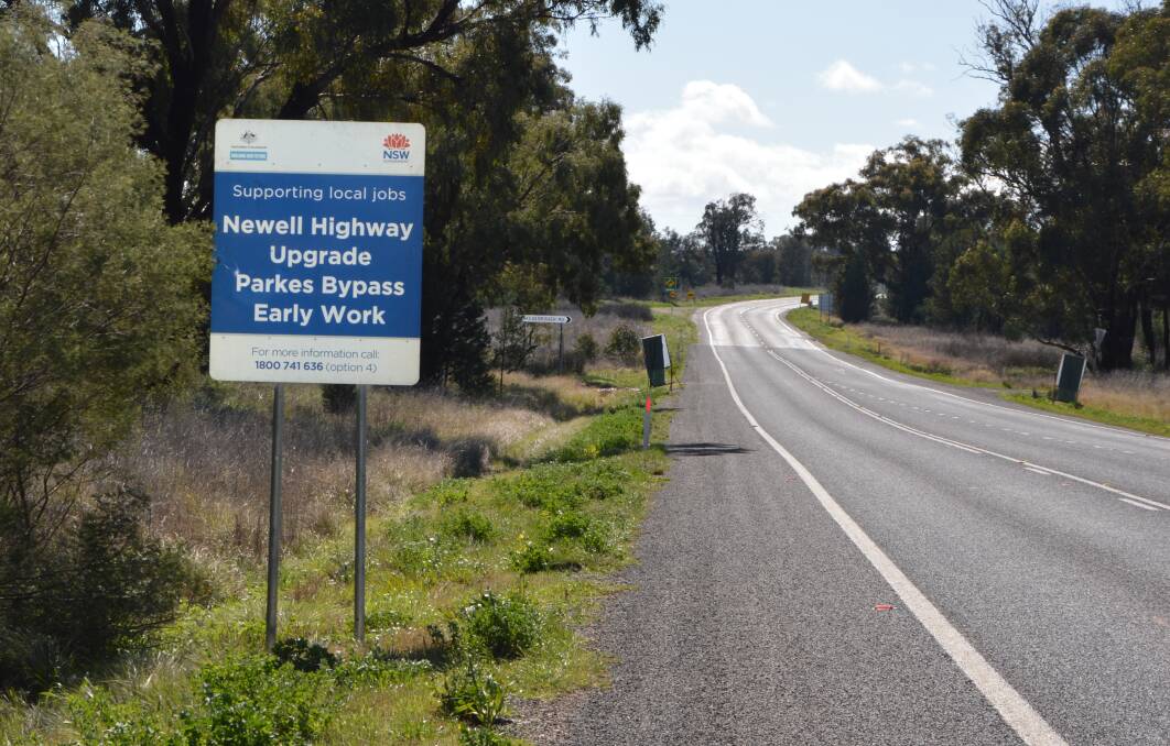 BIG NEWS: Early works on the Newell Highway's Parkes Bypass has already begun, but the major construction contract has now been awarded and major works will start later this year. Photo: KRISTY WILLIAMS.