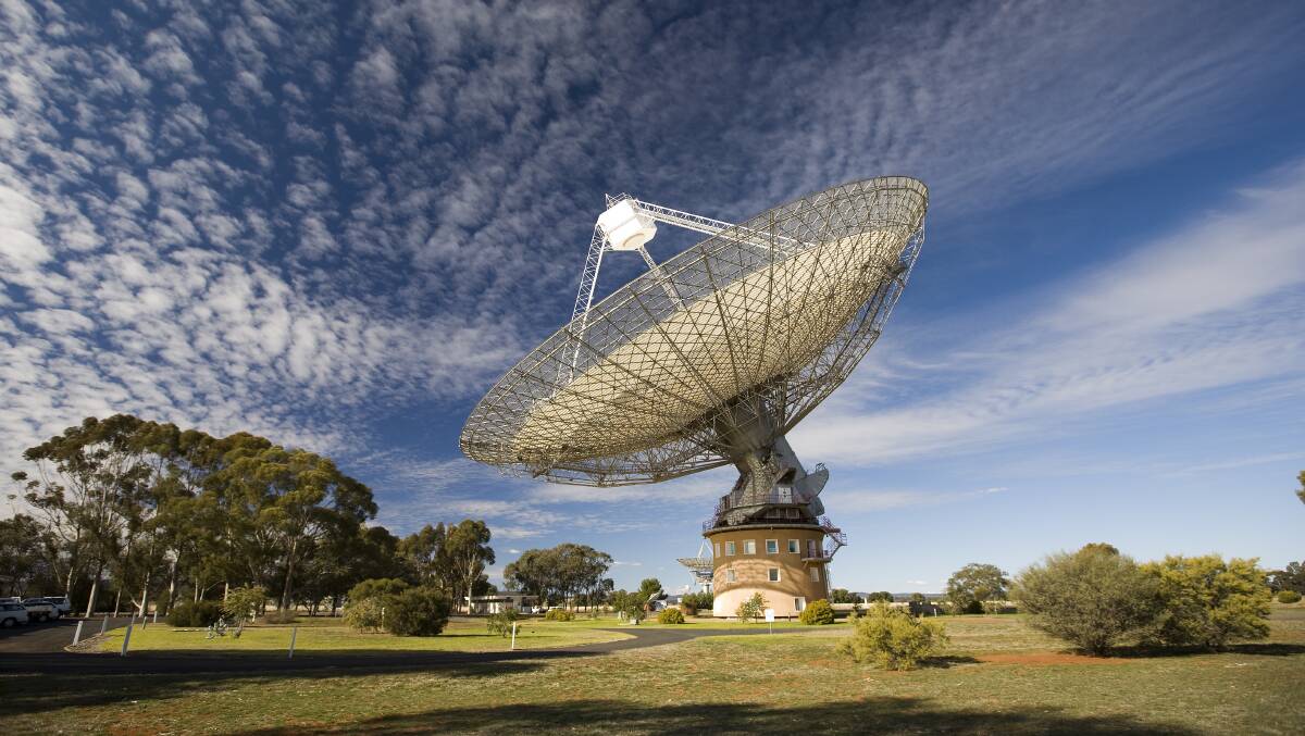 The Parkes Radio Telescope, pictured here in 2010, is perfectly positioned to provide the best and most powerful view of our galaxy. Photo: David McClenaghan.