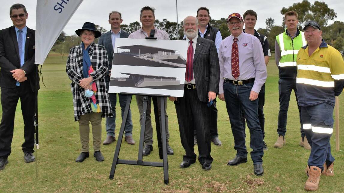  EXCITING TIMES: Works are officially underway on the $1.62 million Spicer Oval upgrades, which include a new pavilion. Photo: JENNY KINGHAM.