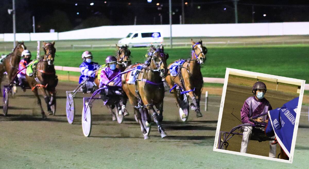 PURPLE PATCH: Grenfell trainer Mark Hewitt won with Good Cheddar This on Friday. Main photo: COFFEE PHOTOGRAPHY. Inset photo: KRISTY WILLIAMS.