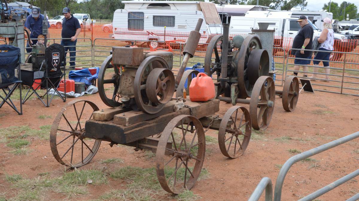 TAKE A STEP BACK IN TIME: Machinery at last year's vintage rally and tractor pull in Trundle which you can see next weekend. Photo: KRISTY WILLIAMS.