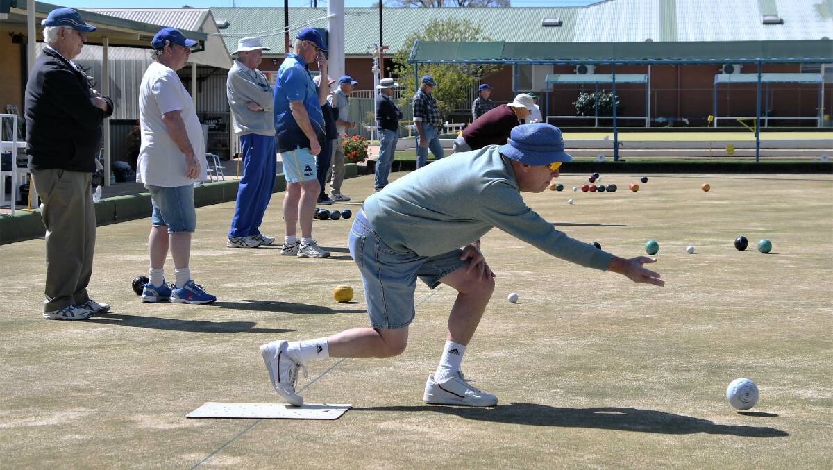 Rollers are back on the Parkes Bowling and Sports Club greens. Photo: Jenny Kingham.