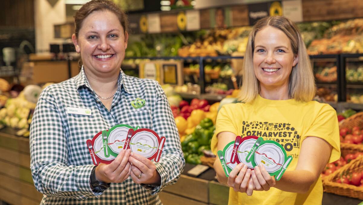 GIVE WHAT YOU CAN: Woolworths Parkes has launched its Christmas OzHarvest Appeal. Photo: SUPPLIED.