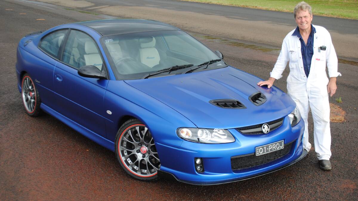 ABSOLUTELY UNIQUE: David Littlewood and his 2004 VZ CV8 Holden Monaro - it truly is one of a kind. Photo: SUPPLIED.