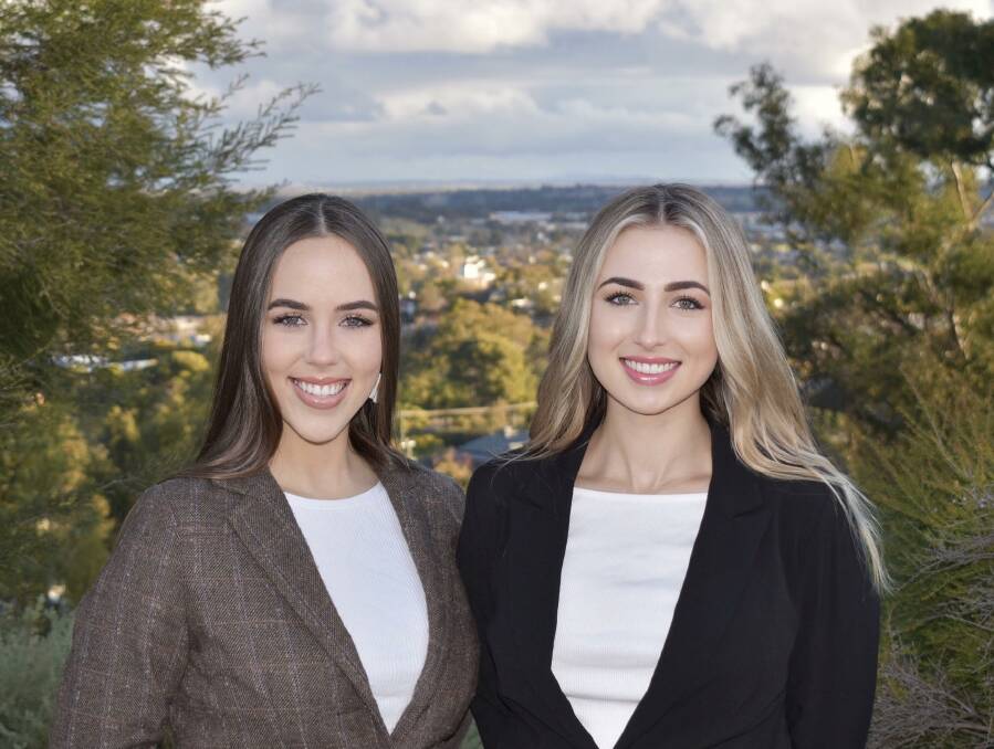 THE FACES OF BUSINESS IN PARKES: Chloe Herring (left) and Kayla Downey (right) from Parkes' new digital media agency Outback Media. Photo: SUPPLIED.