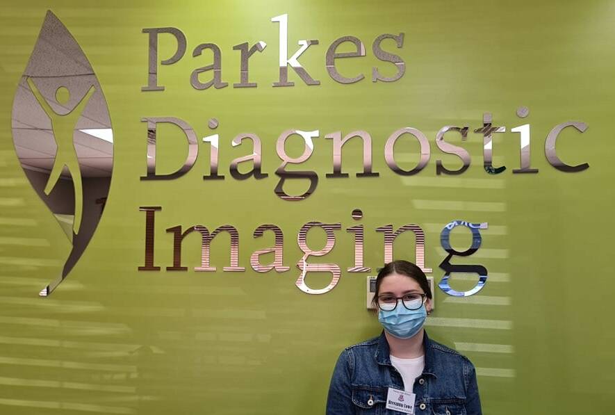 Breeanna Lowe at Parkes Diagnostic Imaging.