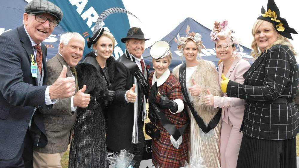 The 2019 winners of the Fashions on the Field at the Parkes Picnic Races.