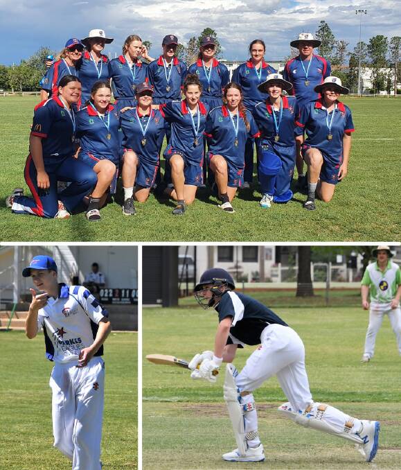 RISING STARS: Maddy Spence (top, front, third from left) and Harry Bayliss (bottom pictures) both represented Western recently at Country Championships.