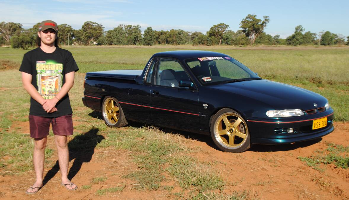 PROUD AS PUNCH: Ethan Pay from the Central West Car Club with his 1996 Holden VS Series 2 'S' with a factory 5.0 litre V8 and 5 speed manual. Photo: SUPPLIED.