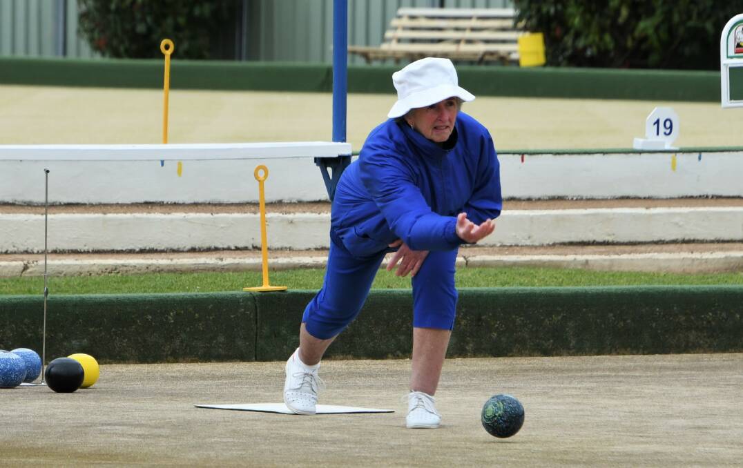 BOWLS: Heather Harvey enjoyed a good day on the green at the Parkes Bowling and Sports Club recently. Photo: Jenny Kingham