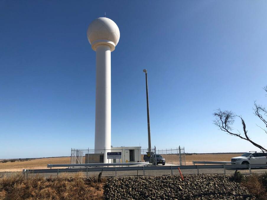WEATHER ON THE RADAR: In the coming months Brewarrina and Parkes will receive a weather station similar to the Rainbow Radar in Victoria (pictured).