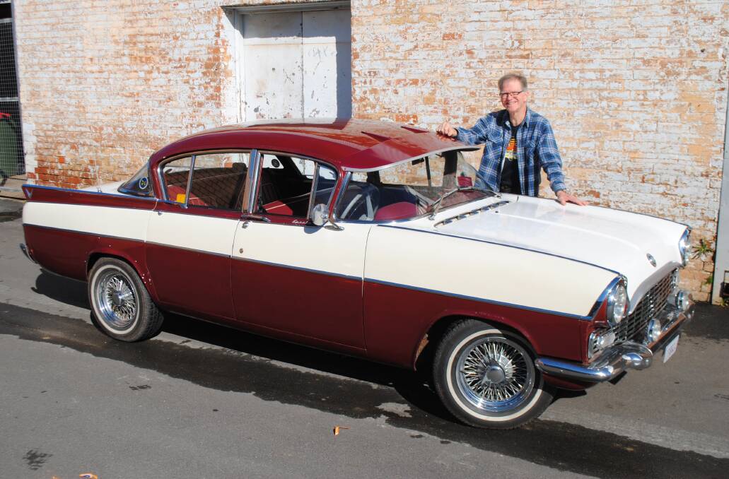 DREAM COME TRUE: After almost 40 years Brett Preisig and his wife Sharyn finally fulfilled their dream when they bought this 1962 Vauxhall Cresta PAX in July. Photo: Jeff McClurg