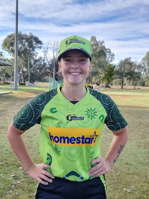 Maddie Spence is part of the NSW quad preparing to compete in the National Indigenous Cricket Championships. Image supplied.