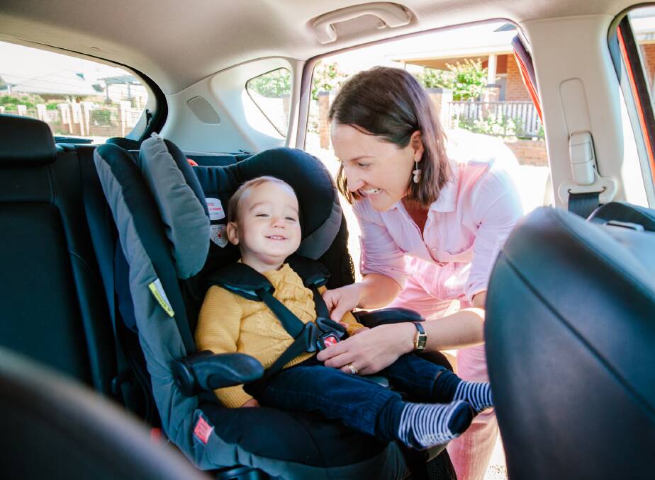 Parents, carers and grandparents of young children are invited to attend one of two free online workshops being held to provide important safety information about child car seats. Image supplied.