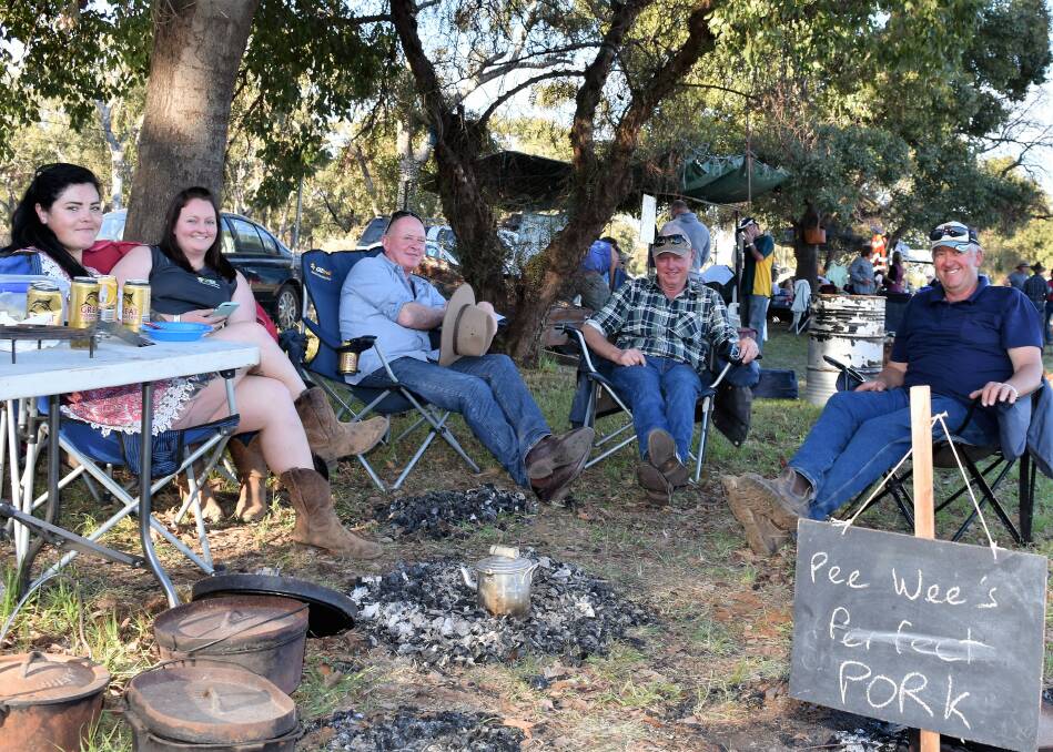 Good times: There is just nothing more relaxing than sitting around a campfire, having a yarn and cooking up some tasty tucker. Photo: Supplied.