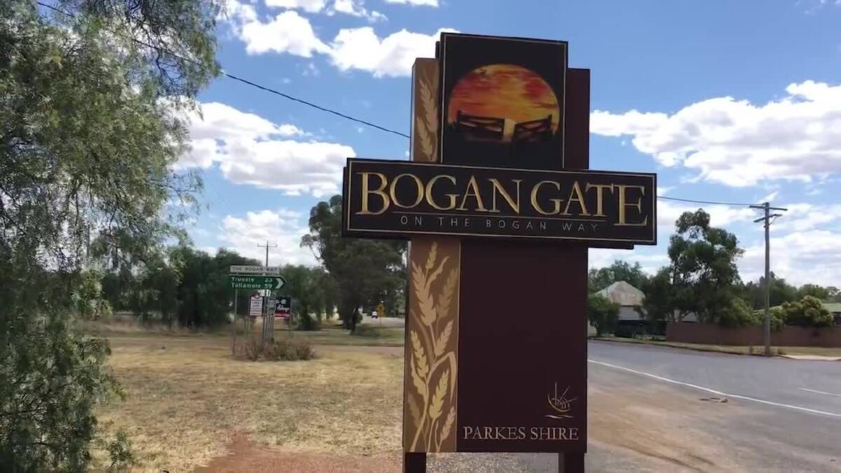 Open the gate: With a population of just 307 people, Bogan Gate is preparing for an influx of visitors.