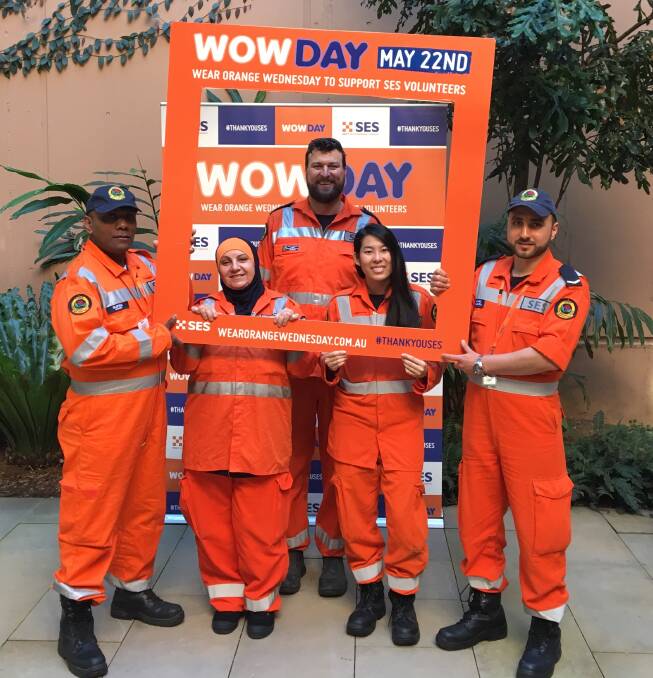 WOW: Help show your appreciation for our hard working volunteers by adding some colour to your outfit for "Wear Orange Wednesday" on May 22. Photo: Supplied.