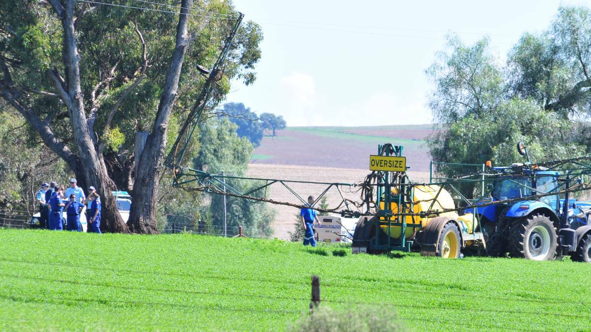The app will help avoid tragedies such as this, in which a man died on a farm near Orange in 2014, when the spray equipment on the tractor he was driving made contact with power lines.