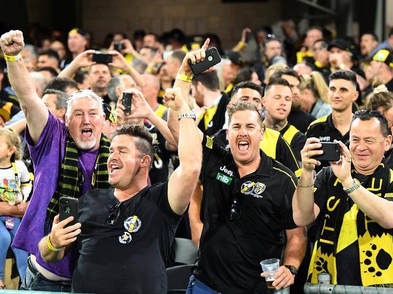 Richmond expect a big turnout of Tigers fans at the Gabba for the qualifying final against Brisbane.