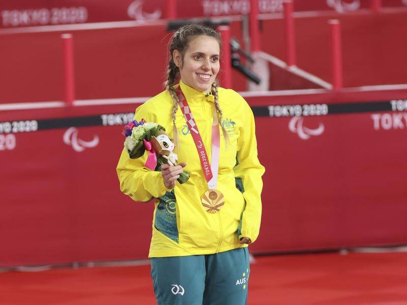 Amanda Reid claimed Australia's third cycling gold medal at the Tokyo Paralympics.