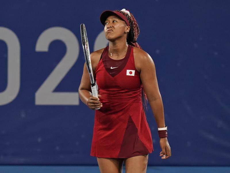 Ousted Naomi Osaka says the pressure of a home Olympics was tough to cope with.
