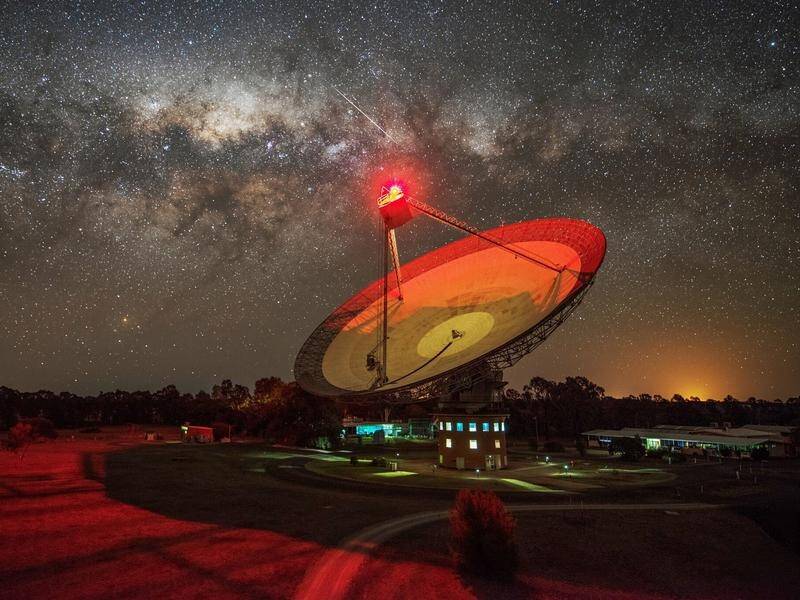 EXCITING: The famous Parkes Radio Telescope will be supporting one of the first commercial moon landings by tracking the delivery of lunar exploration gear later this year. Photo: CSIRO