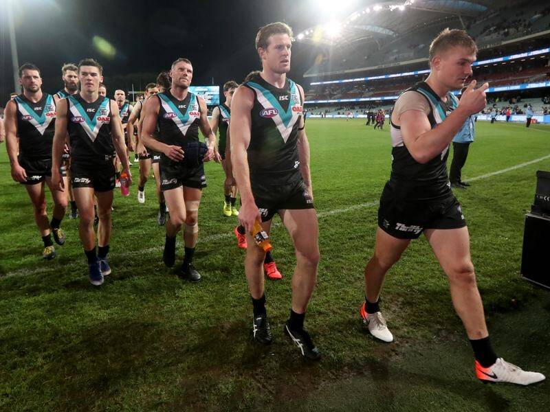 Port Adelaide are 8-8 for the season after their heavy defeat to the Lions in round 17.
