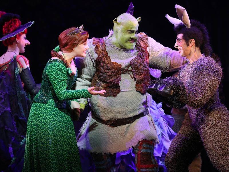 The Broadway hit Shrek The Musical is playing at Her Majesty's Theatre in Melbourne until April.
